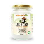 Aceite de Coco Ecológico Virgen 500 ml. Crudo y prensado en frío. Orgánico y Natural. Aceite Bio nativo no refinado. País de origen Sri Lanka. NaturaleBio