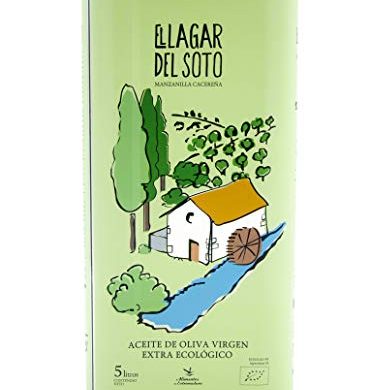 Aceite de Oliva Virgen Extra Ecológico Lata 5 litros – Primera Extracción en Frio - Mejor aceite Bio de Extremadura 2019. Medalla de oro Ecotrama 2021 – AOVE 5L