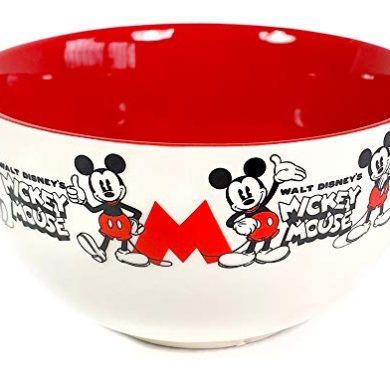 ALMACENESADAN 2206; tazón Disney Mickey Mouse; Apto para microondas. Tazón de Desayuno.