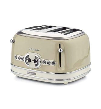 Ariete 156/03 Tostador 4 ranuras, 1600 W, Beige