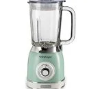 Ariete 583/04 Batidora De Vaso Vintage, 1000W, Jarra Vidrio 1.5 Litros, 4 Cuchillas Acero Inoxidable, 4 Velocidades, Función Pulse, Color Verde