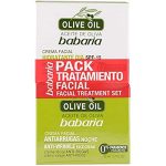 Babaria – Pack Tratamiento Facial Oliva Hidratante Y Reductora De Arrugas – 50 Ml, Verde