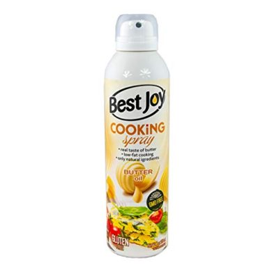 Best Joy Cooking Spray Butter Oil Paquete de 1 x 250ml Aceite de Mantequilla De Canola De Oliva Virgen Extra Aceite de Cocina y Spray Para Freír