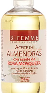 Bifemme Aceite de Almendras con Aceite de Rosa Mosqueta - 250 ml