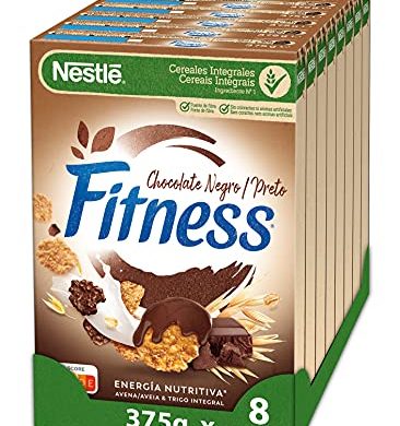 Cereales Nestlé Fitnes chocolate negro 8x375g