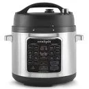 Crock Pot Robot de Cocina Crock-Pot Crockpot Turbo Express Multicooker a presión, Funciones 14 en 1, Olla lenta, vaporera, olla a presión y más, 5.6L (6+ personas), CSC062