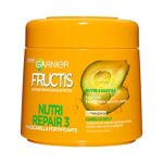 Garnier Fructis Nutri Repair 3 Mascarilla Fortificante, 3-Glyceride y Aceites de Oliva, Aguacate y Karité 300ml