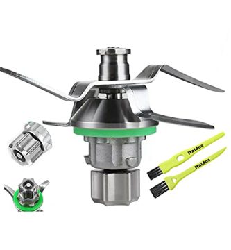 Italdos - Juego de cuchillos de cuchilla para Vorwerk Thermomix Bimby TM6 TM 6 en acero inoxidable mezclador de repuesto para robot cocina