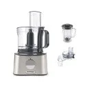 Robot de Cocina Home Kenwood Electrodomésticos Multipro Compact FDM304SS, Robot de cocina , potente recipiente de trabajo de 2,1 l, accesorio de mezcla acrílico, cortador de cubos, carcasa de metal, 800 W, color plateado