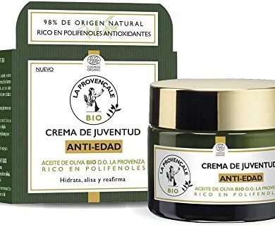 La Provençale Bio Crema Antiedad Día con Aceite de Oliva Bio rico en Polifenoles Antioxidantes, 50 ml