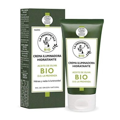 La Provençale Bio Crema Iluminadora Hidratante Con Aceite De Oliva Bio, Estándar, Almond, 50 Mililitro