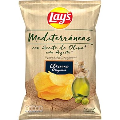 Lay's Mediterráneas 150g, Patatas Fritas 100% Aceite