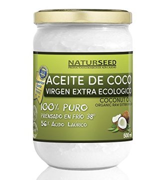 Naturseed - Aceite de coco Virgen Extra Orgánico - Para uso Estético, en Cocina y Masajes, 500 ml