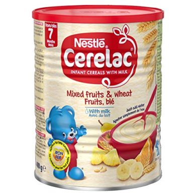 Nestl? Cerelac Infant Cereals Mixed Fruits and Wheat 400 g (Pack of 4)
