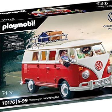PLAYMOBIL 70176 Volkswagen T1 Camping Bus, para niños a Partir de 5 años