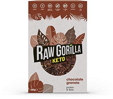 Raw Gorilla Granola Keto Con Cacao, 250 Gramo
