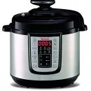 Robot de Cocina Tefal Tefal Fast & Delicious Multicooker - Olla a presión eléctrica 1200 W, 25 programas automáticos, modo manual, incluye recetario, cestillo de cocción al vapor, 6 litros de capacidad