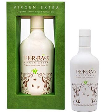 TERRVS Aceite de Oliva Virgen Extra Aceite Orgánico Ganador de 5 Premios Mundiales Aceite premium Gourmet Olive Oil ecológico eco de olivas Premium 500 ml