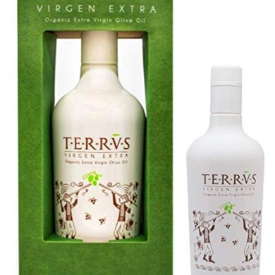 TERRVS Aceite de Oliva Virgen Extra Aceite Orgánico Ganador de 5 Premios Mundiales Aceite premium Gourmet Olive Oil ecológico eco de olivas Premium 500 ml