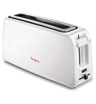 Tostadora - Moulinex LS1A11 UNO, 900 W, 7 posiciones, 1 Ranura, Blanco