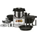 Robot de Cocina Ufesa Ufesa TotalChef RK7 Robot de Cocina Inteligente Multifunción, WIFI, 30 Funciones, 4.5L, Pantalla Táctil de 7 Pulgadas, Báscula Integrada, Recetario Interactivo, Color Plata/Negro