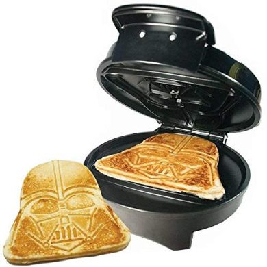 Uncanny Brands WM-SRW-VAD Darth Vader Waffle Maker- Sith Lord On Your Waffles- Waffle Iron